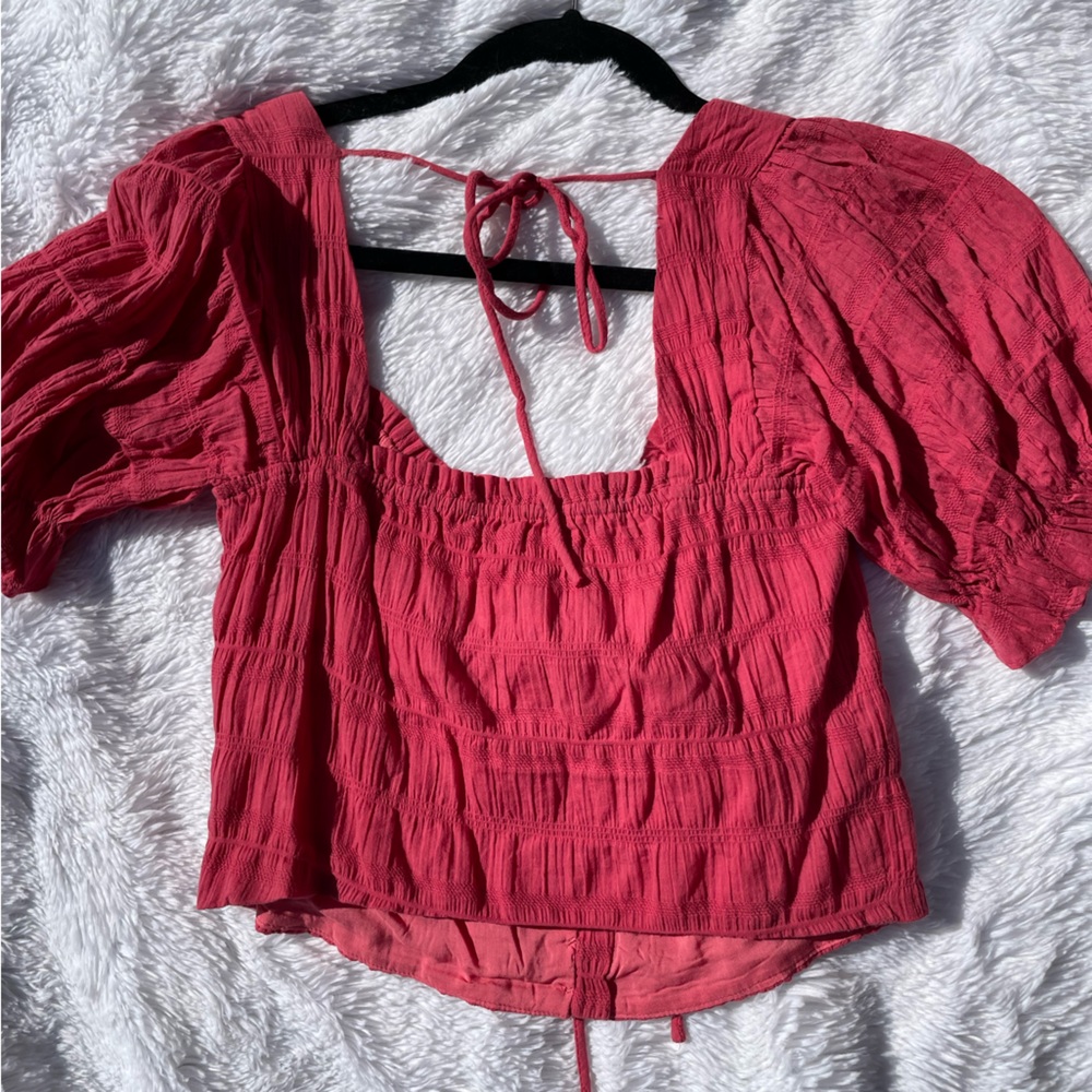Pink blouse, size M